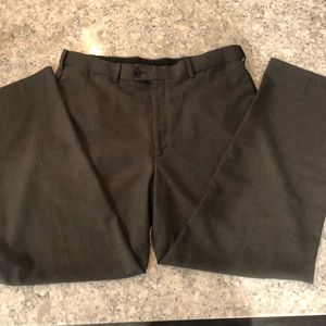 Mens Savane gray dress pants. Size 36/30